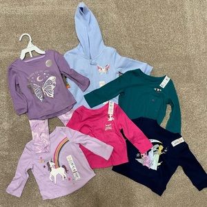 NEW Toddler Girls Shirts 12m